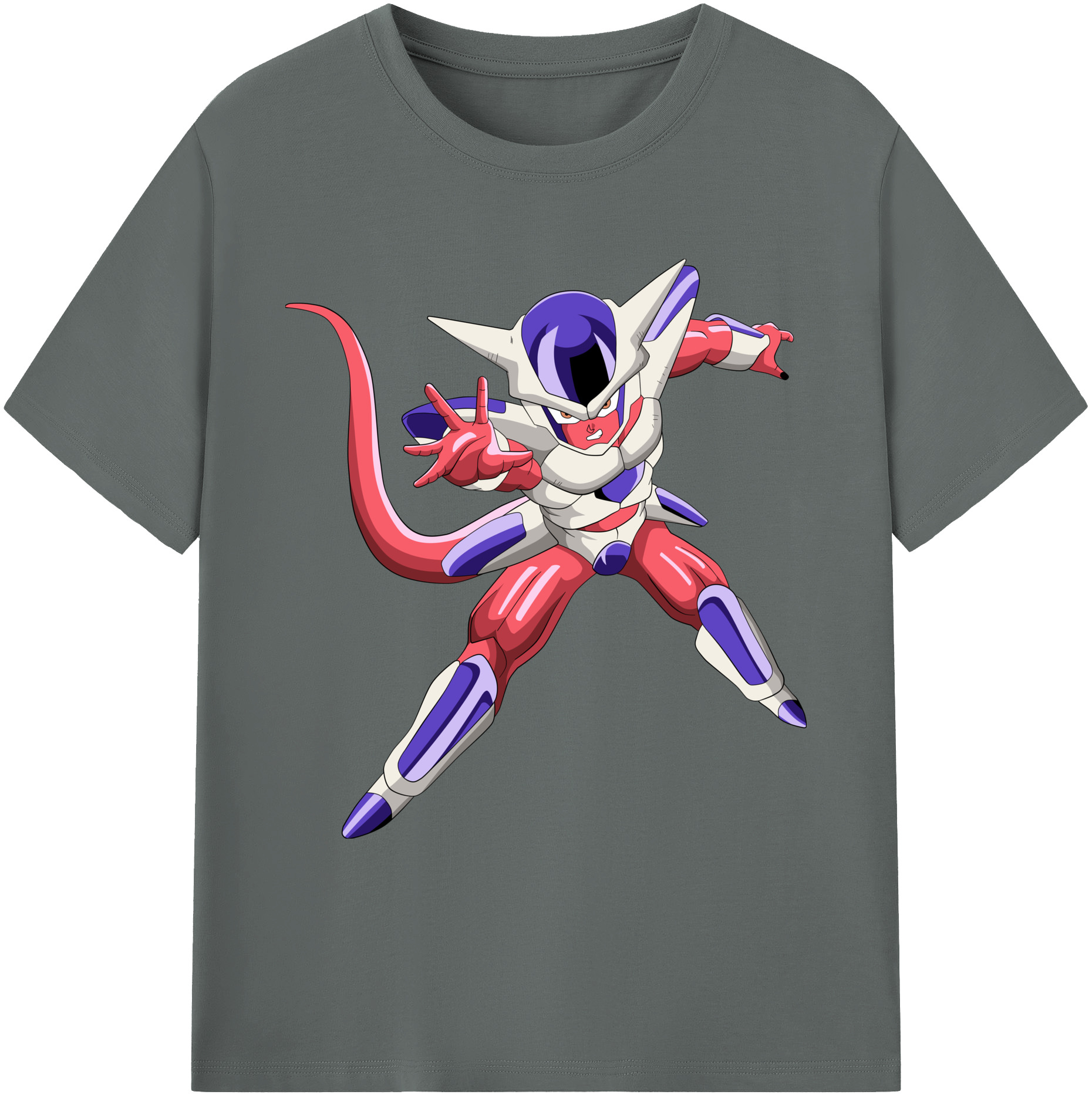 （画像用） ドラゴンボール フリーザ DRAGON BALL Frieza 綿100％ メンズ半袖Tシャツ｜肌触りやわらか＆通気性